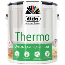 Эмаль для радиаторов Dufa Retail Thermo глянцевая белая 750 мл.