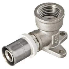 Фитинг угольник пресс с креп. вн. 16х1/2" Valtec VTm.254.N.001604