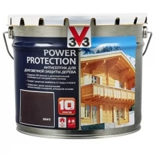 Алкидный антисептик для дерева POWER PROTECTION полуглянец Бесцветный 9л.