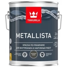 Краска по ржавчине METALLISTA молотковая серебристая гл 0,4л