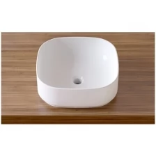 Раковина накладная для ванной комнаты Lavinia Boho Bathroom Sink Slim 33311006, умывальник из фарфора, ширина 40 см