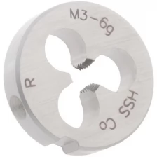 Плашка Ruko M3x0,5 HSSE-Co5 60° 6g 20x5мм DIN EN22568 237030E