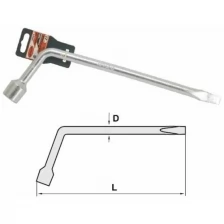 Ключ баллонный х22 АвтоDело удлиненный 39022