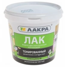 Лак ВД Лакра тонированный Бесцветный 0,9кг