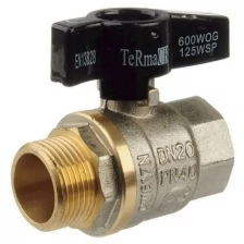 Кран шаровой TeRma CB 3/4" вн ручка-бабочка 25678