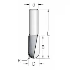 Фреза Dimar 1060013 галтель R1,6 удлин D3,2x9,5 L44 хвостовик 6_S,1 060 013