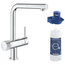 Grohe Однорычажный смеситель для кухни GROHE Blue Pure Minta 119706 с функцией фильтрации