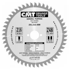 Диск CMT пильный 216x30x2.8/1.8 291.216.48M