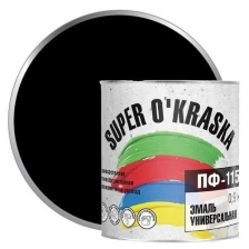 Эмаль ПФ-115 super okraska Голубой 0,9кг