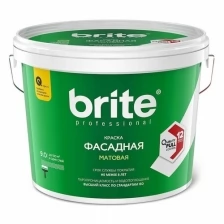 BRITE PROFESSIONAL краска фасадная, база С (9л)