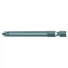 Бита WERA 855/4 Z PZ/S PlusMinus, вязкая твёрдость, хвостовик шестигранный 1/4" E6.3, 1 x 70 мм, WE-059896