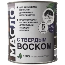 Масло с твёрдым воском Mighty Oak (палисандр; 0.75 л) MO139