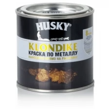 Краска по металлу HUSKY KLONDIKE (глянцевая; черная RAL 9005; 2.5 л) 25626