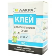 Лакра Лакра Клей для флизелиновых обоев 300г Лк-00003802 .