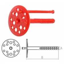 Дюбель для теплоизоляции 10х100 мм с пласт. гвоздем (1000 шт в коробе) STARFIX (SMW3-28965-1000)
